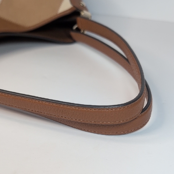 Kate Spade Leila Patchwork Suede And Leather Shoulder Bag - Picture 6 of 16